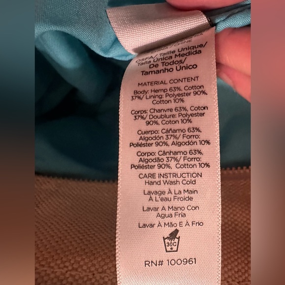 Crocs tote bag shoulder purse. Tan, blue & green. Excellent condition - Picture 7 of 13